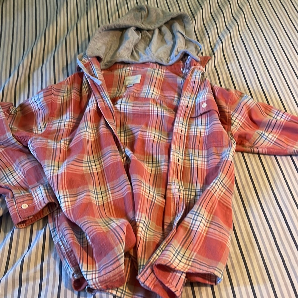 AE hooded flannel… like new condition